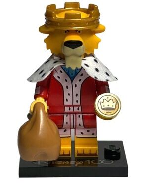 Lego - Disney 100 - Prince John Minifigure - Red, Yellow, Gold